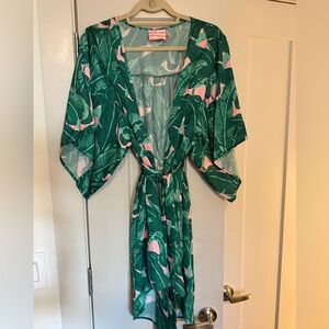 Judith March Palm Print Robe